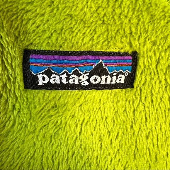 Patagonia R2 Regulator Fuzzy Fleece Zip Light Lime Green Jacket - Picture 4 of 10